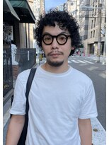 ヘン(hen)&nbsp;【心斎橋hen】メンズパーマ　ソフトアフロ