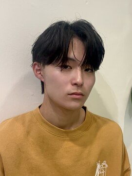 ビューエヒメ(VIEW EHIME) 韓国風センターパートシースルーバングメンズ透明感カラー