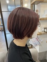 シア 綾瀬店(SHEER)&nbsp;丸みショート/ピンクベージュカラー