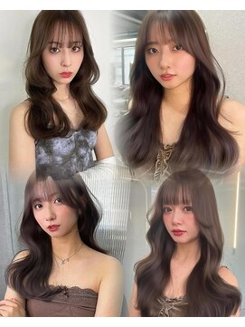 ボタン ハカタ(VOTAN hakata) 【ろみおStyle】王道ブラウン×前髪カット