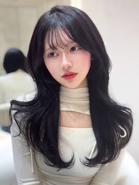 ロンド リリー 銀座(Lond Lily) ◆ミディレイヤーカット/髪質改善/韓国/黒髪/小顔/前髪/銀座