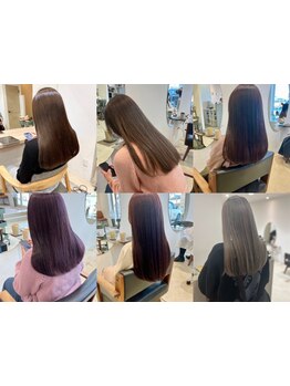 低ダメージ縮毛矯正★髪のキューティクルの内側からしっかり補修しながら理想のストレートヘアへ！