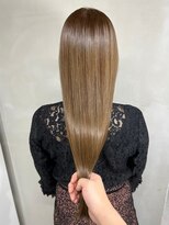 ジーナ 船橋(Zina)&nbsp;髪質改善＊ロングレイヤーグレーベージュ＊美髪【Zina船橋】