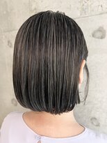 プラスシー(+C)&nbsp;地毛にハイライトでグレージュカラー！福岡ハイライト