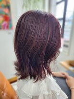 シーバイトリコ 市川(SEA by tricot)&nbsp;レイヤーボブ/ボルドーブラウン