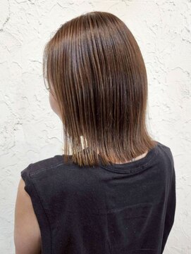 レイール 下北沢(Reir) 【Reir_下北沢】*切りっぱなしボブ+マロンベージュ*