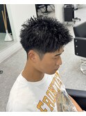 スパイキーショートスパイキーパーマ