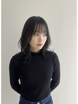 ゴットフロー(GOTTO FLOW) ダークグレージュ/外ハネくびれボブ/透明感/ミディアムヘア