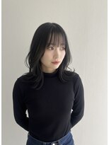 ゴットフロー(GOTTO FLOW) ダークグレージュ/外ハネくびれボブ/透明感/ミディアムヘア