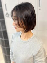 リアンバイアリュール(Lian by Allure)&nbsp;Lian by Allure本厚木 小田桐潤 切りっぱなしボブ顔周りレイヤー