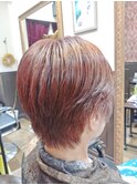 白髪ぼかしベリーショート