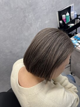 ノダン(Nodan) 白髪活かし透明感グレージュ