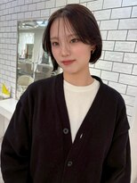 ロマーリ(LOMARLIE)&nbsp;コンパクトショート20代30代40代ハッシュカット黒髪ボブ