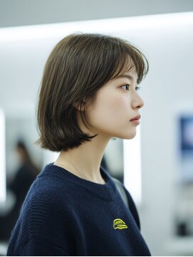 ラファンジュ ヘアー(Rohange hair) 肩上ボブ 前上がりボブ