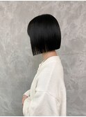 切りっぱなしボブ