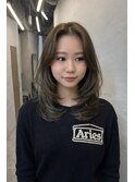 ハッシュカット　髪質改善　バタフライカット　zina池袋小林優