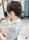 結婚式お呼ばれヘアアップ