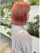 オーセンヘア(AUTHEN.HAIR)&nbsp;（mutsumi.）ピンクベージュ＊2回ブリーチ