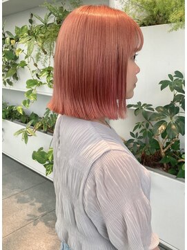 オーセンヘア(AUTHEN.HAIR) (mutsumi.)ピンクベージュ*2回ブリーチ