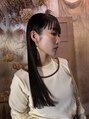 ブレイブ ヘアーアンドアイラッシュ(BRAVE hair & eyelash) ジェルカラーと髪質改善で纏まるサラサラストレート