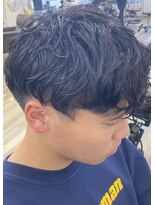 バームヘア(balm hair)&nbsp;ツーブロック、くせ毛ふうパーマ