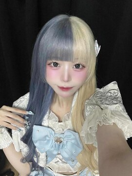 ヘアーグランデシーク(Hair Grande Seeek) ツートンカラー　エクステスタイル