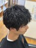 メンズパーマ+カット+シェービング+シャンプー¥10000~