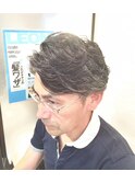 2ブロックサイドパート・大人パーマ・Hommehair2nd