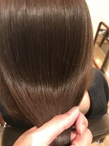 オハナ(ohana) 【ohana/表参道】秋色艶髪イルミナカラー×ネイビーグレージュ。