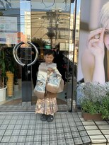ヘアースタジオエル 七五三 男の子5歳 袴着付け