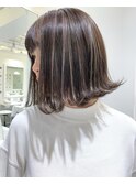 ショートナチュラルハイライトスタイル☆