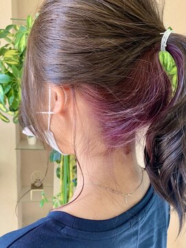 ネオンズ 南郷18丁目店(NEON´S) 【札幌白石　デザインカラー(インナーカラー)ｔ】