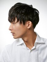 カインド 南青山(hair&make up KIND) 【定番スパイラルパーマ】　２ブロックメンズショート