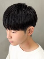 エルマーク(L-MARK)&nbsp;メンズマッシュツーブロック韓国カットメンズサロンスパイラル