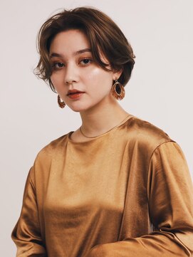 ピークアブー アヴェダ 池袋東武(PEEK-A-BOO AVEDA) ハンサムショート 大人 ナチュラル 可愛い ブラウン