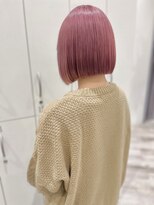 アース 前橋店(HAIR&MAKE EARTH)&nbsp;ピンクラベンダーダブルカラーケアブリーチアドミオ艶