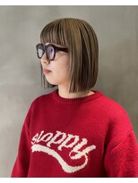 ハウ 心斎橋(how)&nbsp;ミニボブ/ショート/ショートヘア/前下がりボブ/ぱつっとボブ