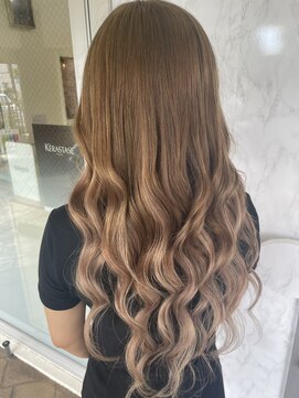 クラナ(clana) ベージュカラー プルエクステ