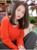 インナーカラーアシンメトリーエアストレートc5川口20代30代40代