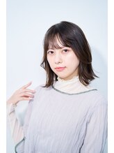 ユニックス ノクティプラザ溝口店(UNIX) 結べるボブ小顔カットこなれヘアグレーベージュ　＠30代40代