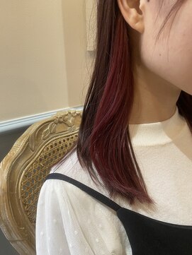 フレーム へアアンドトリートメント 天王寺北口店(FRAME) インナーピンク