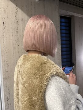 プネル 渋谷(PUNEL) ピンク/ダブルカラー/ケアブリーチ/ブリーチカラー