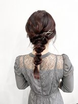 オル(Olu)&nbsp;【MASAYA】編み下ろしヘアアレンジ