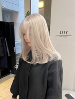 シーク 天神(SEEK)&nbsp;【SEEK 緒方 芽久】ホワイトブロンド