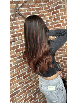 リンク(LinK) 最高級エクステで作る長さ出しバレイヤージュ