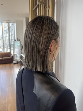 プラスシー(+C) 白髪もぼかせる地毛にハイライト/脱白髪染め/福岡ハイライト