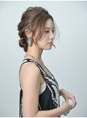 【RAWR】アップ　シニヨン　編み込み　お呼ばれ　結婚式　参列者