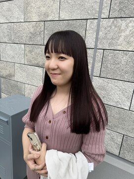 クス(KUsU) 切りっぱなしロング