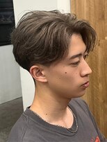 エルマーク 京橋(L-MARK) センターパートニュアンスパーマ韓国カルマパーマコンマヘア