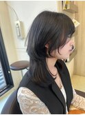 【大人可愛い20代30代40代】小顔カットウルフ